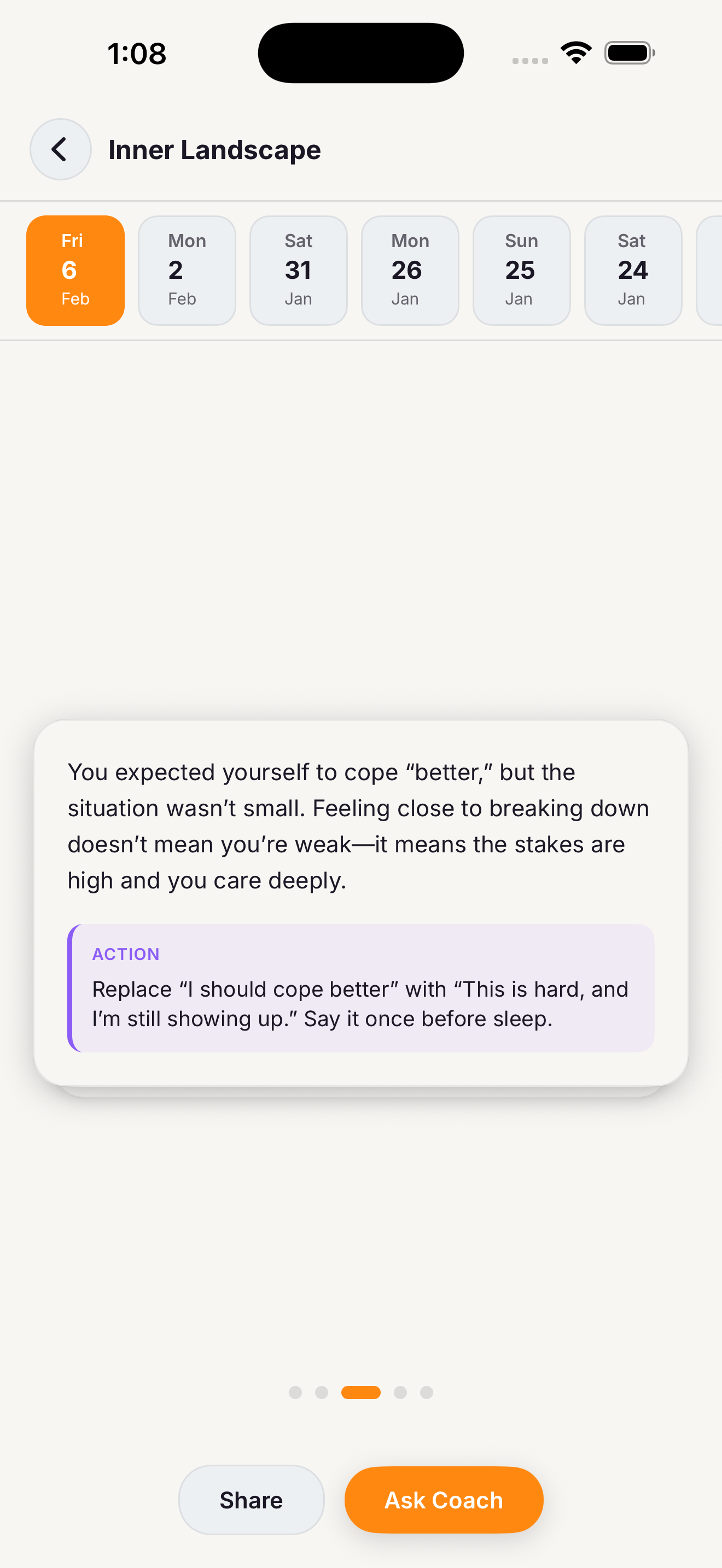 Saraha Mind body awareness insights and actionable guidance